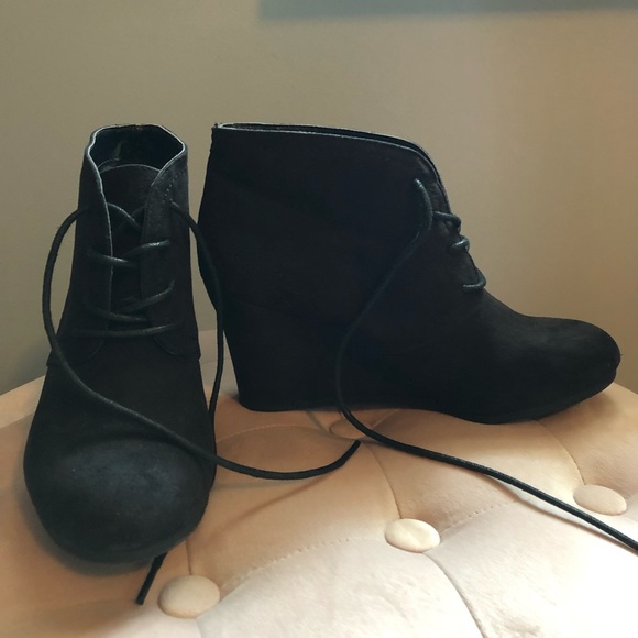 lace up wedges - Picture 2 of 6